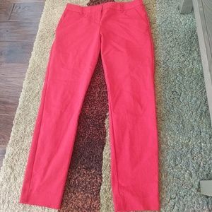 Red pants Express size 4 ankle pants